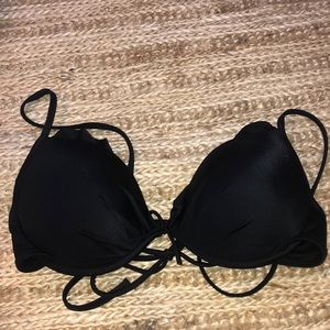 victoria secret black push up bathing suit 34C